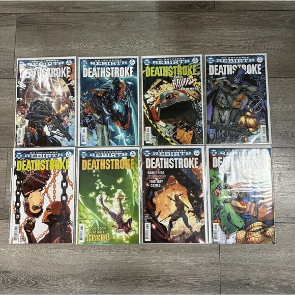Deathstroke Rebirth 2016 DC series Lot #1 #2 #3 #4 #5 #6 #7 #8 VG - Picture 1 of 9
